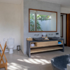Saba Villas Bali Villa Bima Bathroom One with Mirror | Canggu, Bali