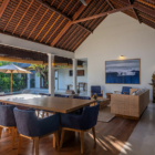 Saba Villas Bali Villa Nakula Indoor Living and Dining Area with Pool View | Canggu, Bali