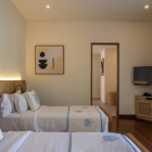 Saba Villas Bali Villa Nakula Twin Bedroom Two with TV | Canggu, Bali