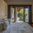 Saba Villas Bali Villa Sadewa Bedroom One with Pool View | Canggu, Bali