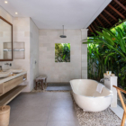 Saba Villas Bali Villa Sadewa Bathroom One with Bathtub | Canggu, Bali