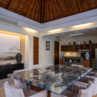 Saba Villas Bali Villa Yudhistira Indoor Kitchen and Dining Area | Canggu, Bali