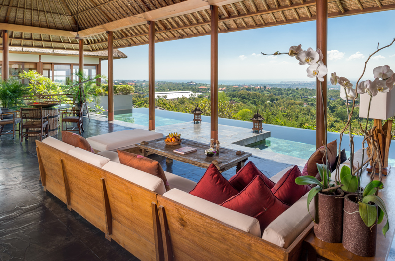 The Longhouse Living Area with Pool View | Jimbaran, Bali