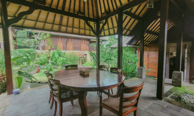 Villa Amaru Dining Area with View I Ubud, Bali