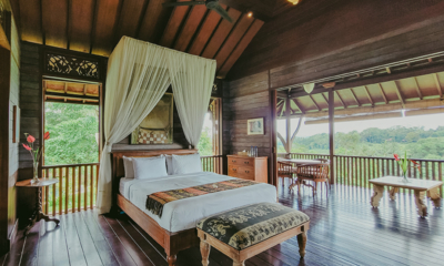 Villa Amaru Bedroom and Balcony with View I Ubud, Bali