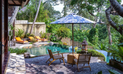 Villa Amaru Pool Side Seating Area | Ubud, Bali