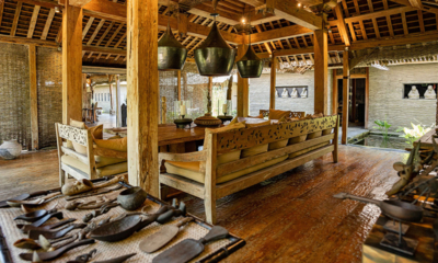 Villa Asli Dining Area with Wooden Floor I Seminyak, Bali
