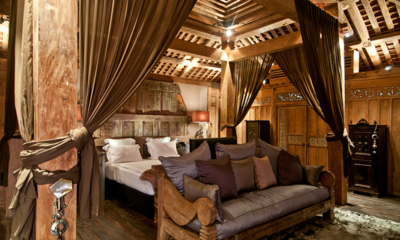 Villa Asli Bedroom with Wooden Floor I Seminyak, Bali