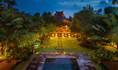 Villa Asli Gardens at Night I Seminyak, Bali