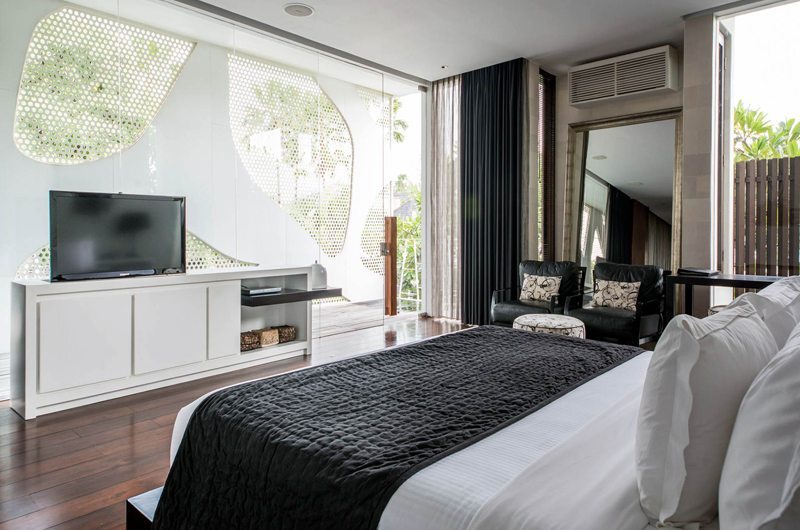 Villa Issi Bedroom with TV | Seminyak, Bali Villa Issi Bedroom with TV | Seminyak, Bali