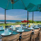 Villa Jagaditha Dining Area with Sea View | Canggu, Bali
