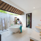 Villa Jagaditha Bathroom with Bathtub | Canggu, Bali