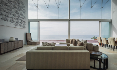 Villa Latitude Bali Living Area with Pool View | Uluwatu, Bali