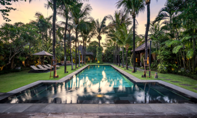 Villa Shambala Pool at Night | Seminyak, Bali