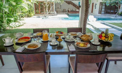 Nyaman Villas 2 Bedroom Pool Villa Dining with Breakfast | Seminyak, Bali