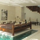 Nyaman Villas 4 Bedroom Pool Villa Seating Area | Seminyak, Bali