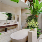 Nyaman Villas 4 Bedroom Pool Villa Bathroom with Bathtub | Seminyak, Bali