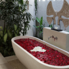 Nyaman Villas 4 Bedroom Pool Villa Romantic Bathtub Set Up | Seminyak, Bali