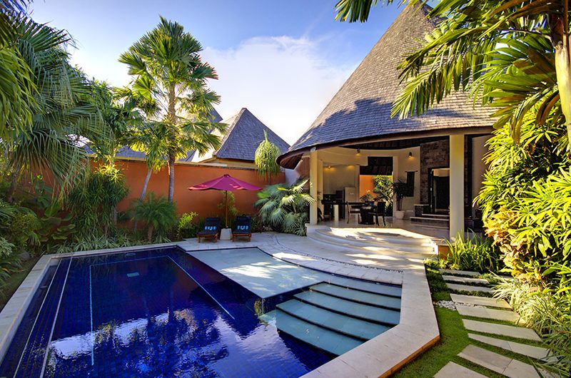 The Kunja Living Area with Pool View | Seminyak, Bali