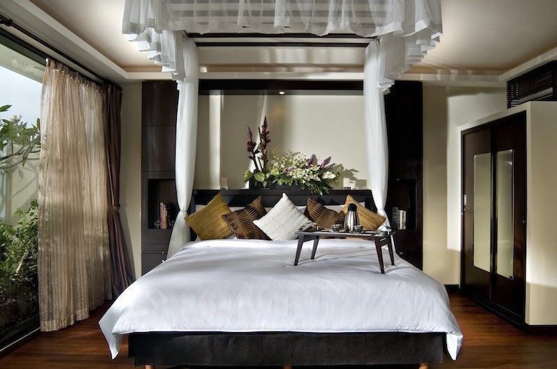 The Seri Villas Bedroom with Wooden Floor I Seminyak, Bali