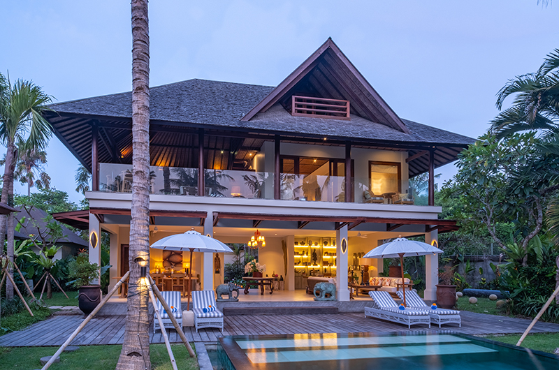 Villa Asmara Exterior with Lights | Seseh, Bali