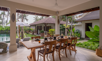 Villa Asmara Dining with Candles and Pool View | Seseh, Bali