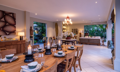 Villa Asmara Dining with Candles at Night | Seseh, Bali