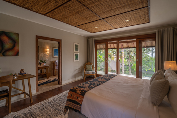 Villa Asmara Bedroom and Bathroom Four with View | Seseh, Bali