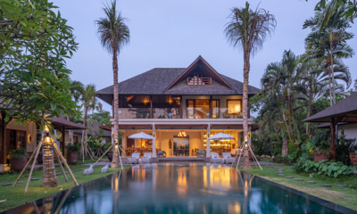 Villa Asmara Gardens and Pool at Night | Seseh, Bali