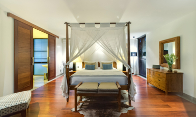 Villa Jamalu Upper Floor Master Bedroom with Wooden Floor | Jimbaran, Bali