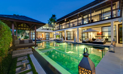 Villa Jamalu Pool at Night | Jimbaran, Bali