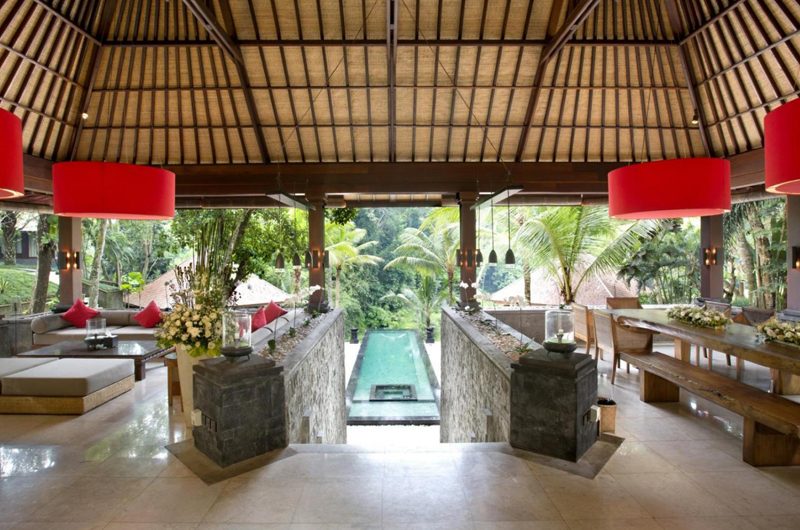 The Sanctuary Bali Living Room with Pool View | Canggu, Bali