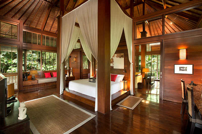 The Sanctuary Bali Bedroom One with Wooden Floor | Canggu, Bali