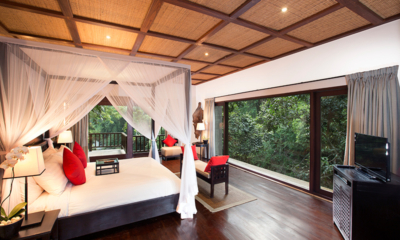The Sanctuary Bali Bedroom Seven with TV and View | Canggu, Bali