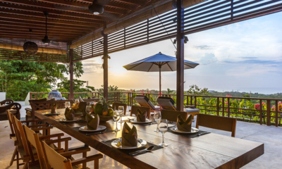 Villa Bayu Bayu Bawah Dining Area with View | Uluwatu, Bali