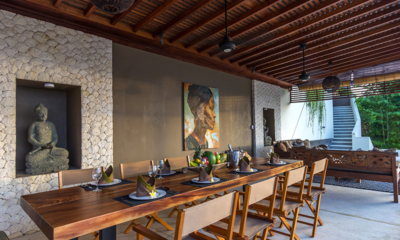 Villa Bayu Bayu Bawah Indoor Dining Area | Uluwatu, Bali