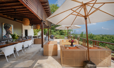 Villa Bayu Bayu Bawah Open Plan Lounge Area with View | Uluwatu, Bali