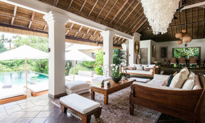 Villa Inti Living Area with Pool View | Canggu, Bali