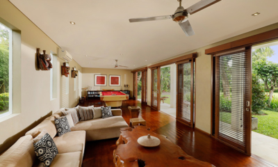 Villa Uma Nina Living Area with Billiard Table I Jimbaran, Bali