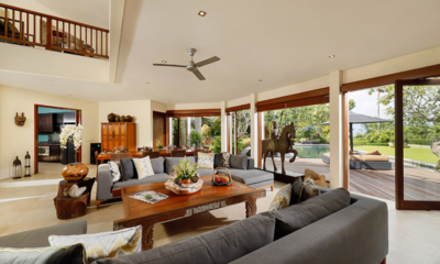 Villa Uma Nina Living Area with Pool View I Jimbaran, Bali