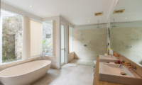 Karang Kembar3 His and Hers Bathroom with Bathtub | Jimbaran, Bali