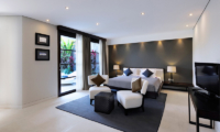 The Layar One Bedroom Villas Bedroom with TV | Seminyak, Bali