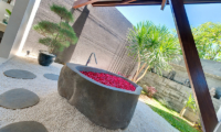 The Layar One Bedroom Villas Romantic Bathtub set Up | Seminyak, Bali