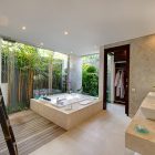The Layar Two Bedroom Villas His and Hers Bathroom | Seminyak, Bali