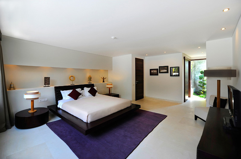 The Layar Four Bedroom Villas Bedroom with TV | Seminyak, Bali The Layar Four Bedroom Villas Bedroom with TV | Seminyak, Bali