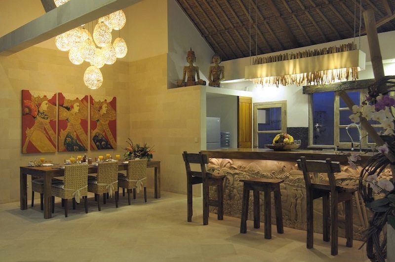 Villa Anggrek Open Plan Dining Area I Seminyak, Bali