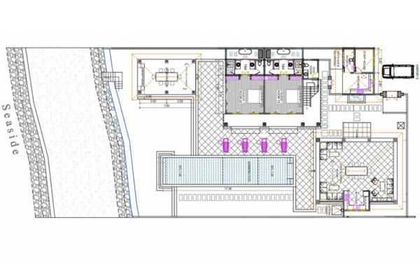 Villa Bakung Ground Floorplan | Candidasa, Bali