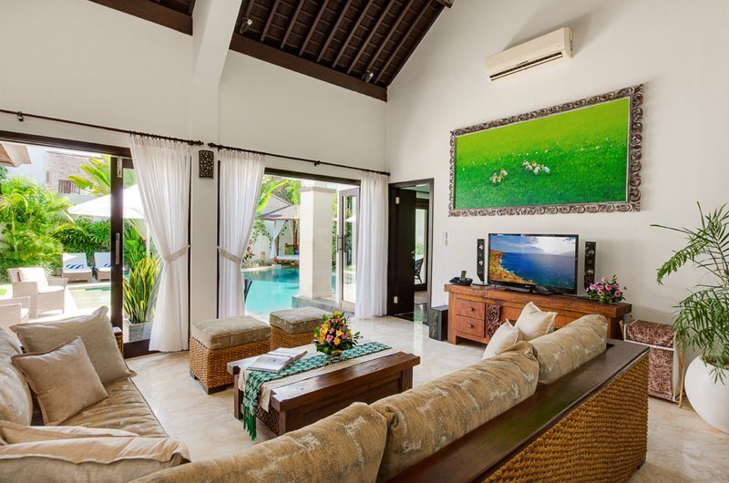 Villa Cempaka Living Room | Candidasa, Bali