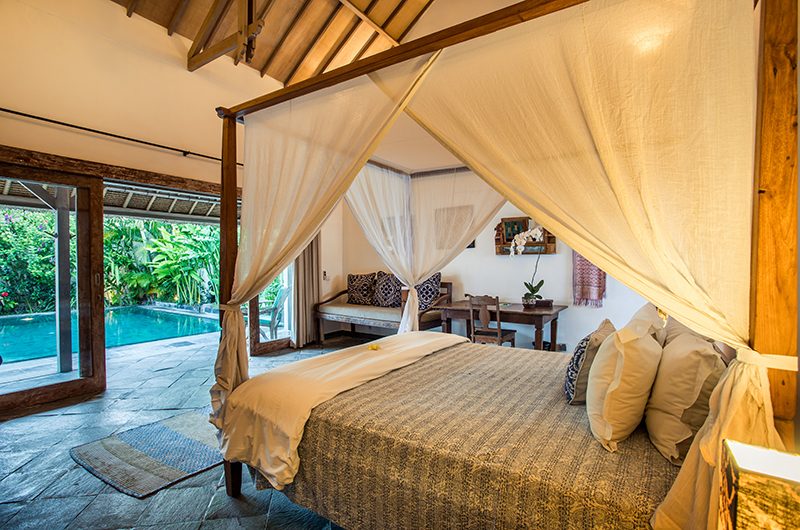 Villa Damai Manis Bedroom with Pool View | Seminyak, Bali