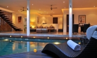 Villa La Sirena Pool Side Living Area | Seminyak, Bali
